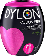 Dylon All-in-1 Washing Machine Fabric Dye Pod Passion Pink 350g packaging