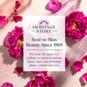 Heritage Store Rosewater & Glycerin – 237ml Hydrating & Soothing Facial Mist for Radiant Skin