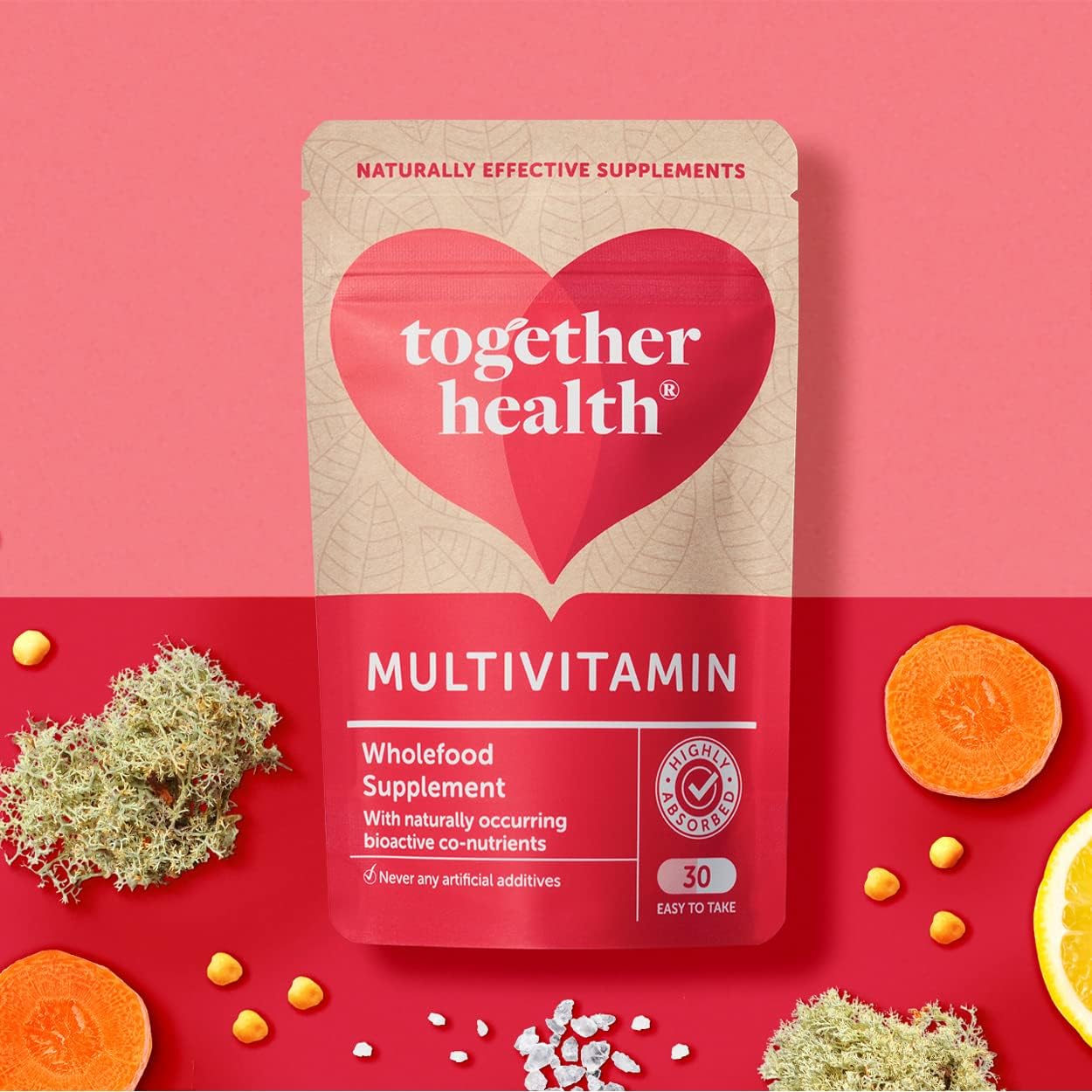 Together Health Daily Multivitamin Wholefood Supplement 30 Capsules
