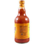Supplement facts & ingredients image: Franks RedHot sauce ingredients label bottle 680ml