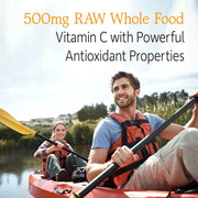 Garden of Life RAW Vitamin C 500mg with Probiotics - 60 Capsules