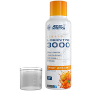 Applied Nutrition Liquid L-Carnitine 3000 Tangy Orange liquid supplement bottle 480ml