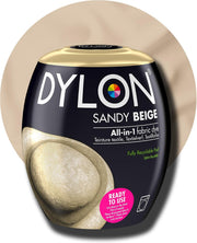 Dylon Washing Machine All-in-1 Fabric Dye Pod Sandy Beige 350g