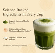 Four Sigmatic Organic Matcha Latte Mix, Dairy-Free - 10 Packets