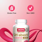 Jarrow Formulas Ubiquinol QH-Absorb 200mg Softgels