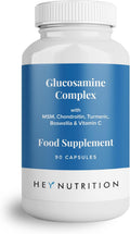 Hey Nutrition Complexe Glucosamine, MSM & Curcuma - 90 Capsules