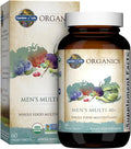 Garden of Life Organics Multivitamines Hommes 40+ - Comprimés d'Aliments Complets