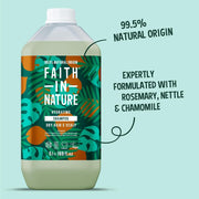 Faith In Nature Coconut Hydrating Shampoo Refill, 5 litre refill bottle packaging, coconut, 5L product information
