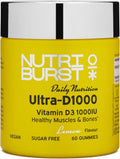 Nutriburst Gummies Ultra-D1000 Vitamine D3 & K2 Véganes pour les Os - 60 Unités