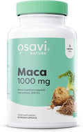 Extrait de racine de Maca Osavi 1000 mg - Cultivé au Pérou - 60 capsules véganes