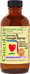 ChildLife Essentials Sirop aux Herbes Formule 3 Saveur Baies - 118,5ml