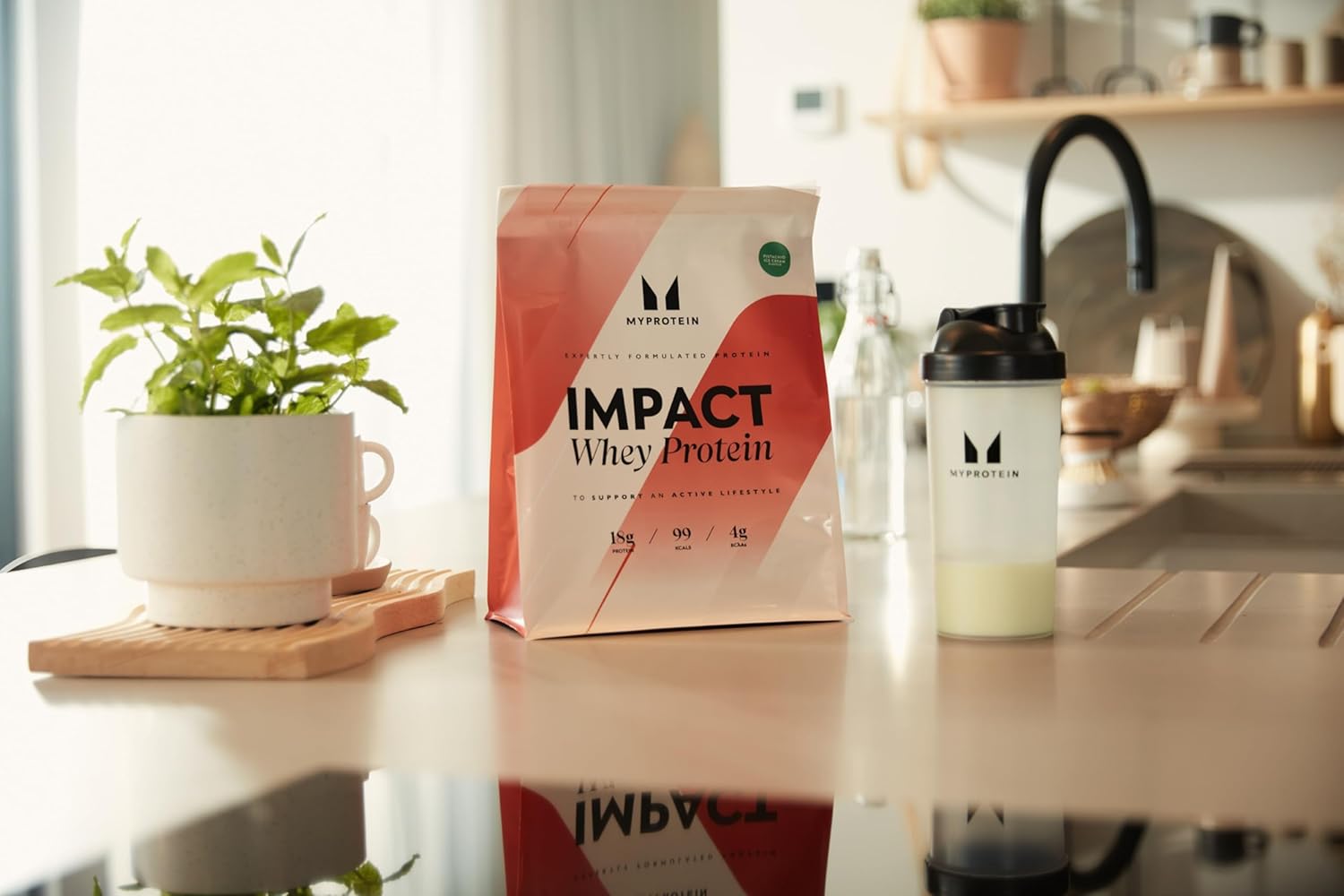 MyProtein Impact Whey Protein Powder, Vanilla Flavour - 2.5kg