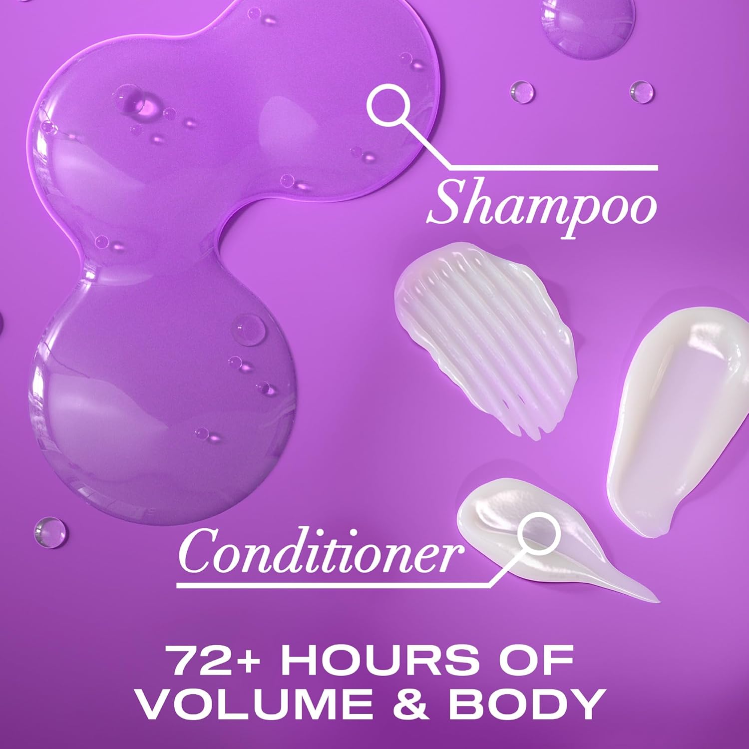 OGX Thick and Full conditioner close-up