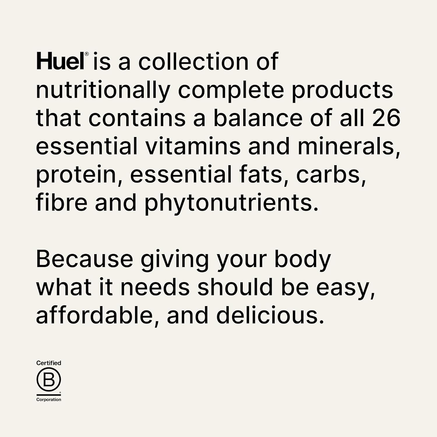 Huel Ready-to-Drink Meal Chocolate – 8 x 500ml