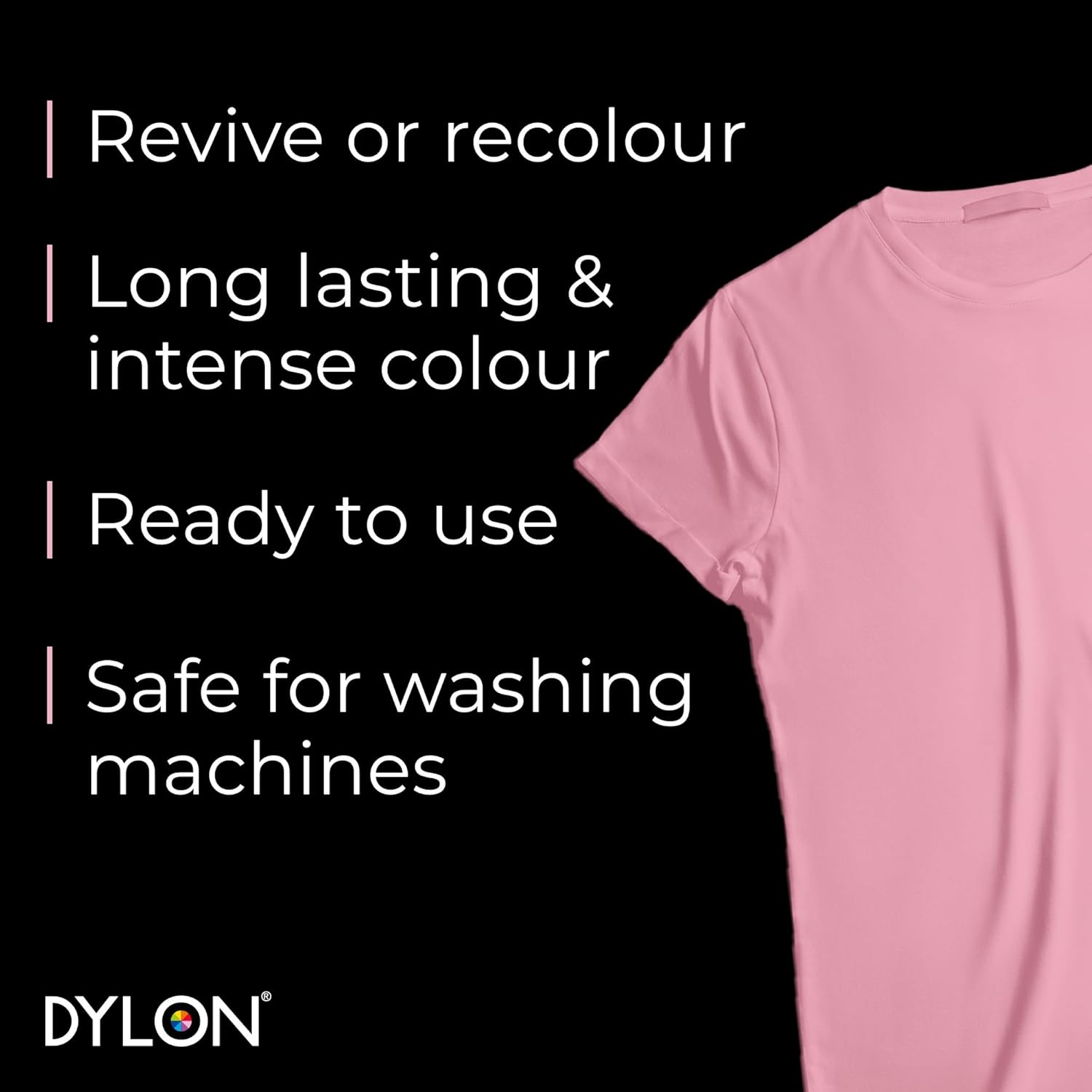 Dylon All-in-1 Fabric Dye Pod Peony Pink 350g washing machine instructions