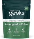 Nutrition Geeks Ashwagandha Calm+ 3000mg 60 Vegan Capsules