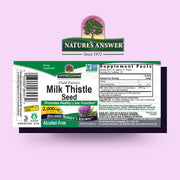 Nature’s Answer Milk Thistle Alcohol-Free Liquid Extract 60ml barcode image