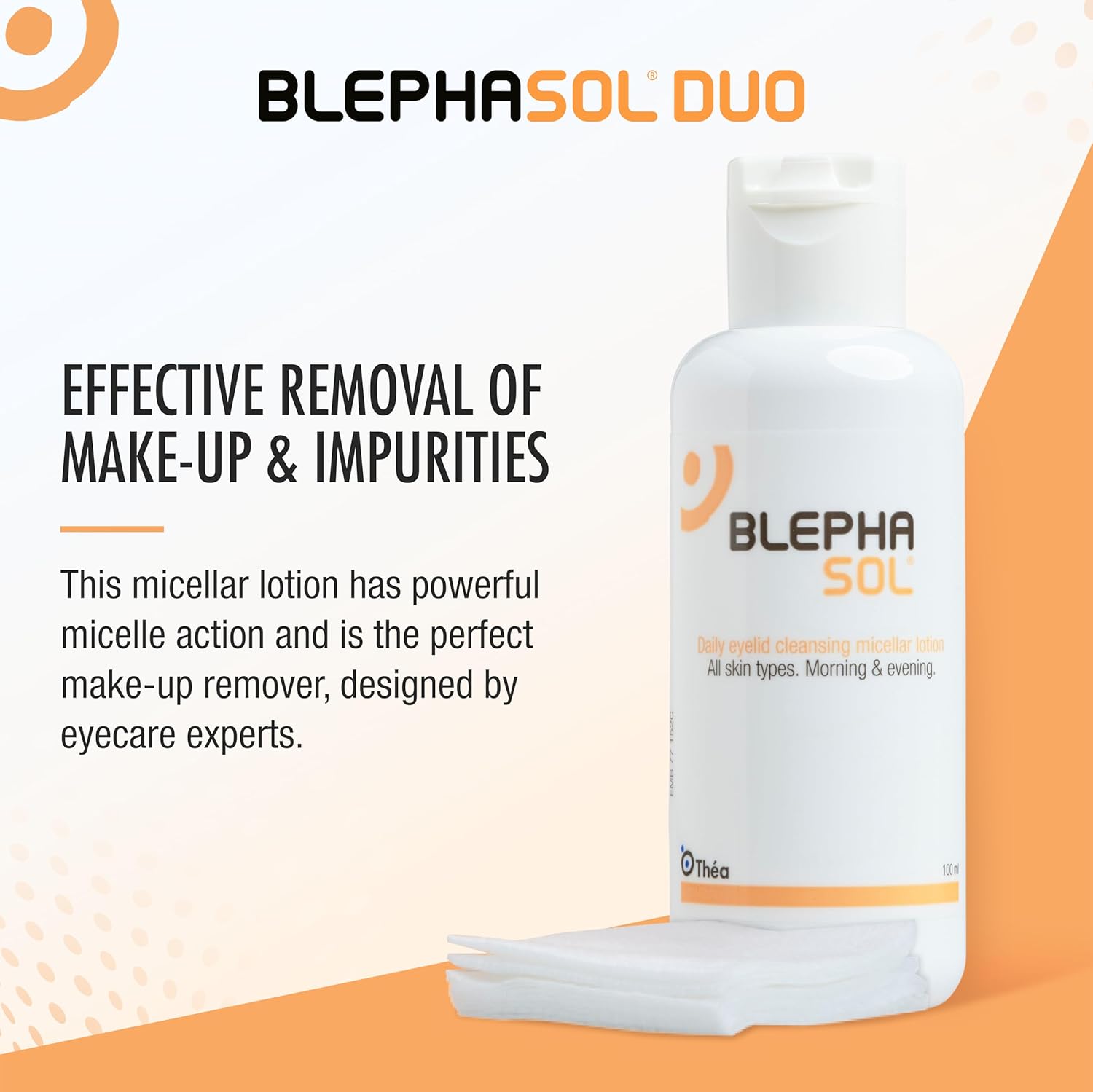 Blephasol Duo Eyelid Cleansing Lotion 100ml & 100 Lint-Free Pads