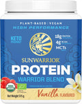 Poudre de protéine végétale bio Sunwarrior, vanille