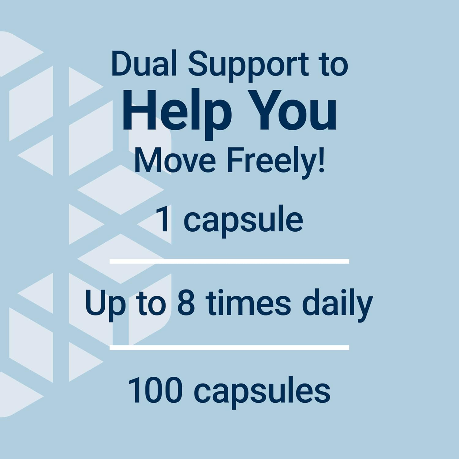 Supplement dosage for Life Extension Glucosamine Chondroitin capsules, showing dosage and ingredients.