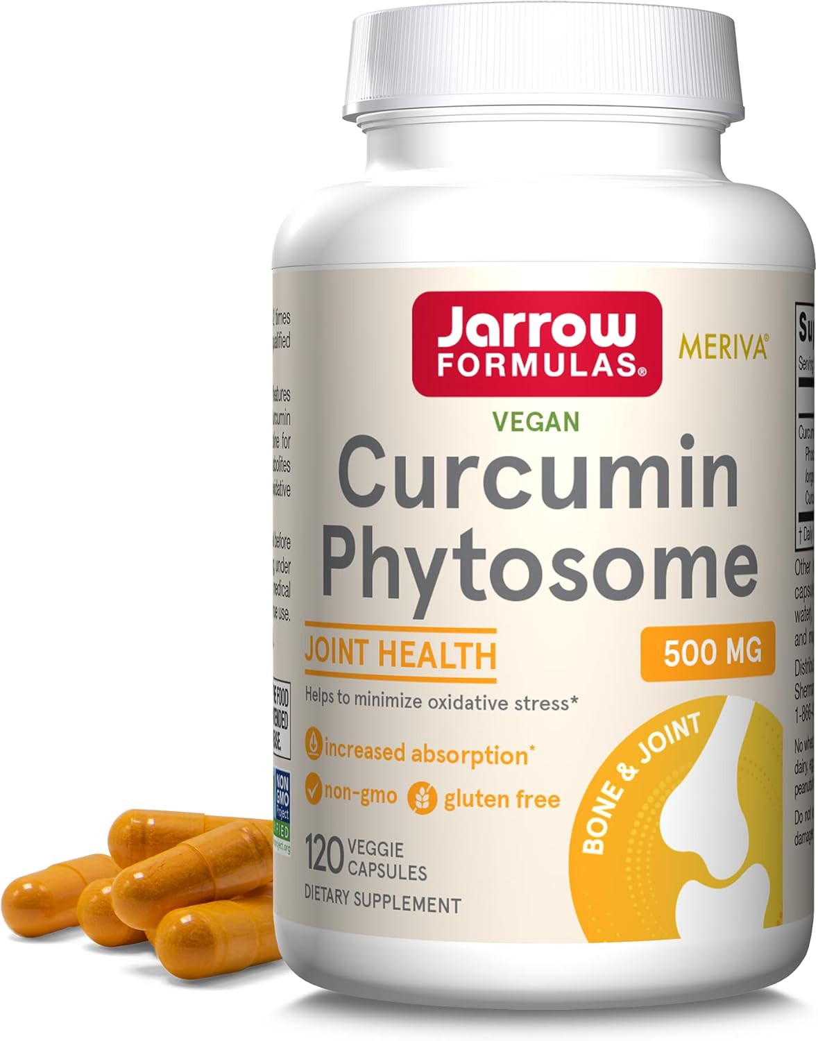 Jarrow Formulas Curcumine Phytosome 500 mg Capsules végétales