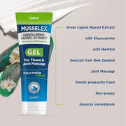 Optima MusselEx Gel – 125ml Cooling & Soothing Gel for Joint & Muscle Relief
