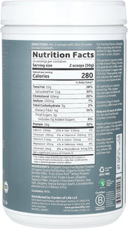 Nutrition facts and ingredient list for Dr. Formulated Meal Shake.