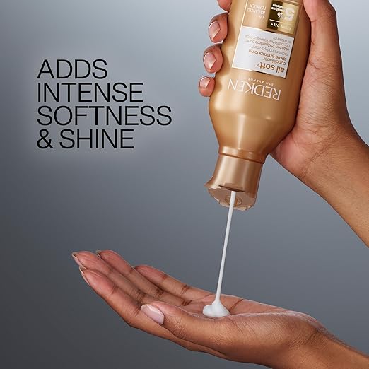 Redken All Soft Conditioner bottle with Argan Oil, 300ml formulation.