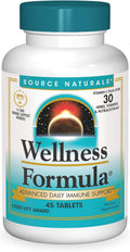 Comprimés de soutien immunitaire formule bien-être Source Naturals 45 unités