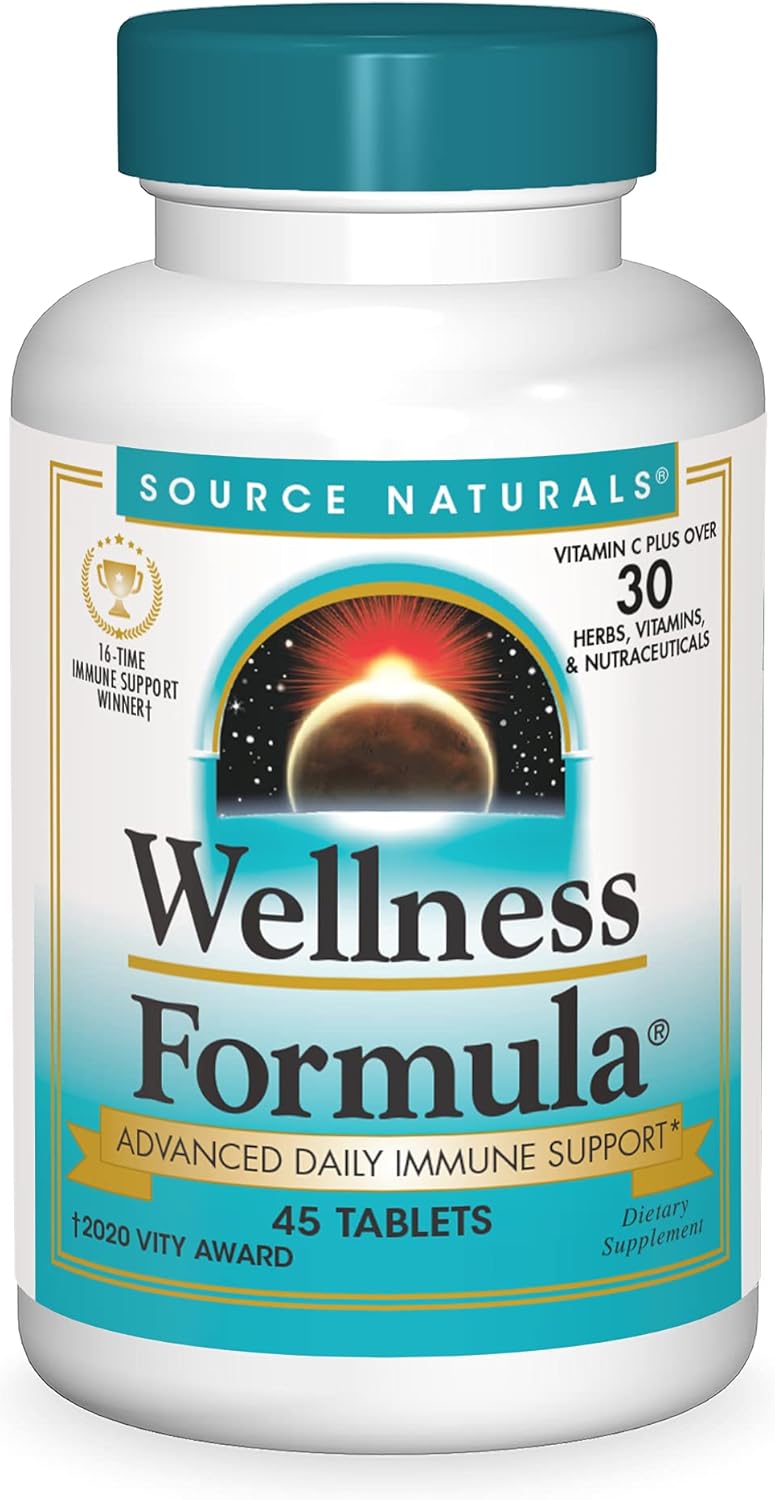 Source Naturals Wellness Formula  45 Tablets