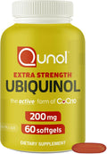 Gélules molles Qunol Ubiquinol CoQ10 200 mg 60 unités