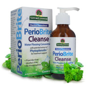 Nature’s Answer PerioBrite Cleanse oral cleansing concentrate 120ml box & bottle front view
