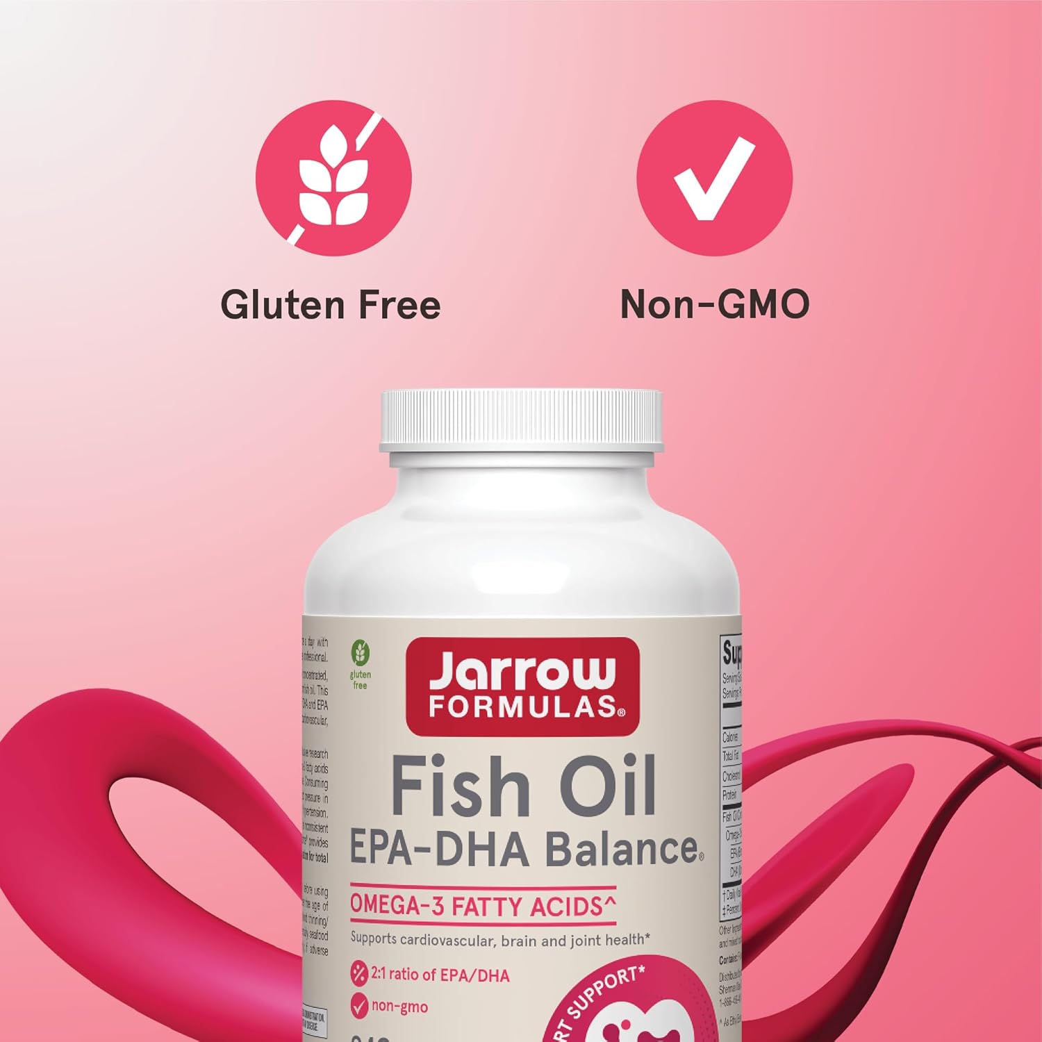 Jarrow Formulas Fish Oil EPA DHA Balance 1200mg Softgels