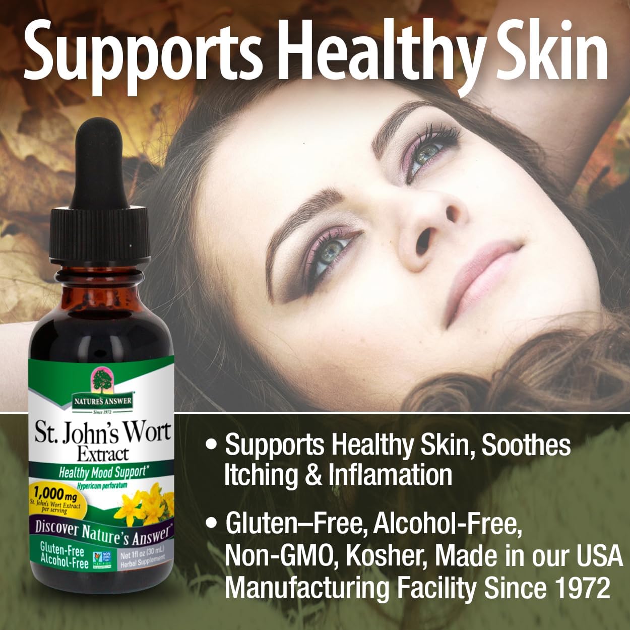 Nature’s Answer Hypericum Perforatum Liquid Extract Alcohol-Free 30ml
