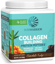 Sunwarrior Plant-Based Collagen Protein Powder 500g Tub - Chocolate Fudge Flavour