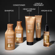 Redken All Soft Shampoo bottle with Argan Oil, 1000ml, routine variants.