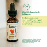 ChildLife Essentials Echinacea drops infant child liquid supplement orange flavour 30ml