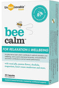 Soutien à la relaxation Bee Calm Unbeelievable Health - 20 capsules