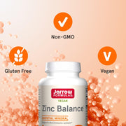 Jarrow Formulas Zinc Balance 15mg Veggie Capsules - 100 Count