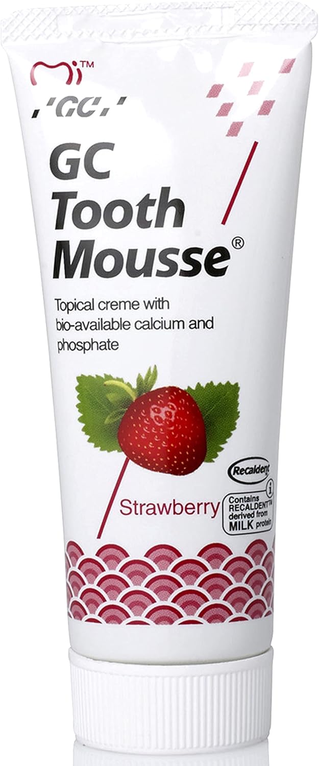 GC Tooth Mousse Strawberry - 40g | Remineralising Dental Crème for Sensitive Teeth