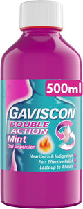 Suspension orale Gaviscon Double Action Menthe 500ml