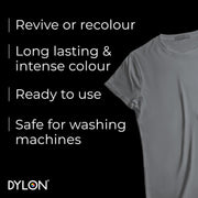 Dylon All-in-1 Washing Machine Fabric Dye Pod Smoke Grey 350g used for clothing and home textiles