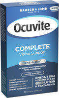 Bausch + Lomb Ocuvite Complete Eye Supplement with Lutein & Omega-3 - 30 Softgels