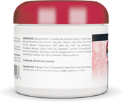 Ingredients and usage instructions for Source Naturals Cream.