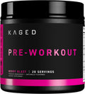 Kaged Poudre de Supplément Pré-Workout - Saveur Berry Blast avec Créatine & BCAA - 570g