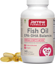 Front Image: Jarrow Formulas fish oil EPA DHA balance 1200mg 240 softgels front packaging bottle