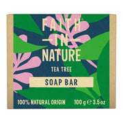 Faith In Nature Tea Tree Vegan Bar Soap 6 × 100g cardboard packaging