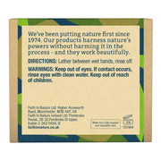 Faith In Nature Natural Hemp Vegan Bar Soap 6 × 100g cardboard packaging ingredients