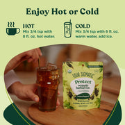 How to Use: Four Sigmatic instant tea powder enjoy Hot or Cold.