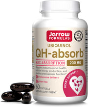 Jarrow Formulas QH-absorb Ubiquinol 200mg 60 Softgels 